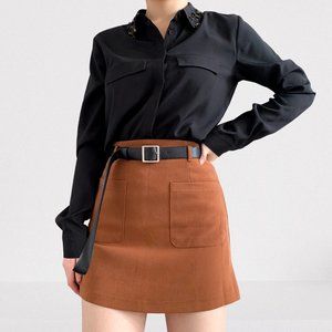 Scotch & Soda Embellished Collar Blouse